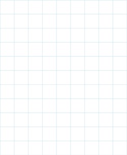 Graph Paper With Ledger Page Size, Light Blue Line Color, Line Every Inch
