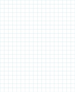 Graph Paper With Ledger Page Size, Light Blue Line Color, 2 Lines Per Inch