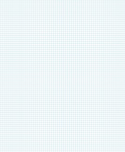Graph Paper With Ledger Page Size, Light Blue Line Color, 7 Lines Per Inch