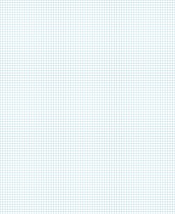 Graph Paper With Ledger Page Size, Light Blue Line Color, 8 Lines Per Inch