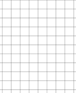 Graph Paper With Letter Page Size, Black Line Color, Line Every Inch