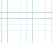 Graph Paper With Letter Page Size, Light Blue Line Color, Heavy Index Line, Line Every Inch