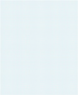Graph Paper With Letter Page Size, Light Blue Line Color, 10 Lines Per Inch