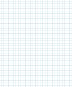 Graph Paper With Letter Page Size, Light Blue Line Color, 5 Lines Per Inch
