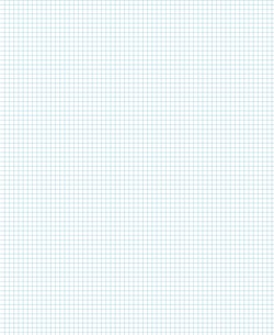 Graph Paper With Letter Page Size, Light Blue Line Color, 7 Lines Per Inch