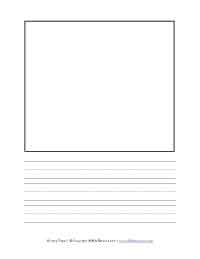 Primary Handwriting Paper All Kids Network