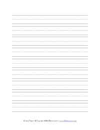 Primary Handwriting Paper