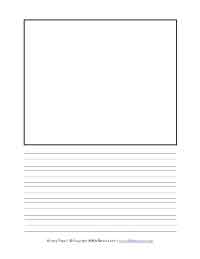 Blank writing paper first graders with learning