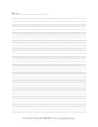 Letter writing paper for primary students