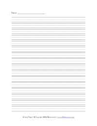 Primary Lined Paper for Writing or Handwriting –  learning-at-the-primary-pond