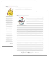 Printable Lined Paper for Kids, 101 Activity