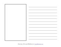 Printable Writing Paper for Kids Worksheet