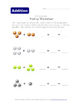 Adding Worksheet - Shapes | All Kids Network