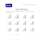 addition worksheet without regrouping 4
