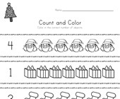 free printable worksheets for kindergarten christmas counting by tens worksheet