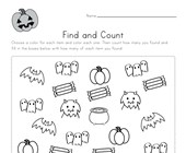 halloween reading worksheets for kindergarten counting by tens worksheet