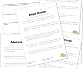 Algebra story problems worksheet