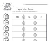 free printable worksheets for kindergarten christmas Christmas Expanded Form Worksheet