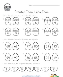 greater than less than picture comparison worksheet