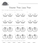 greater than less than picture comparison worksheet