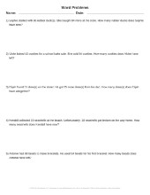 Mixed Addition and Subtraction Word Problem Generator | All Kids Network