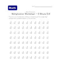 5 Minute Drill Division Worksheet | All Kids Network 5 Minute Drill Division Worksheet | All Kids Network