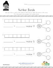Number Bonds Review - 6, 7 and 8 | All Kids Network