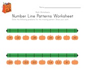 halloween reading worksheets for kindergarten Halloween Number Line Worksheet with Decimals