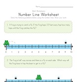 Number Line Worksheet 2