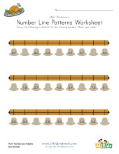 Halloween Number Line Worksheet with Decimals | All Kids Network