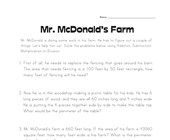 Area And Perimeter Word Problems All Kids Network