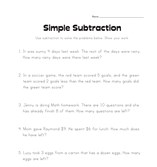 addition worksheet 1