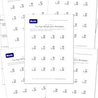 Spring math worksheets 5 minute drill