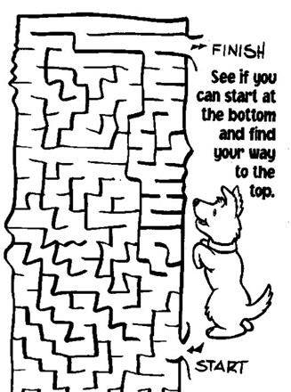 Dog Maze PDF Free Printable - Growing Play