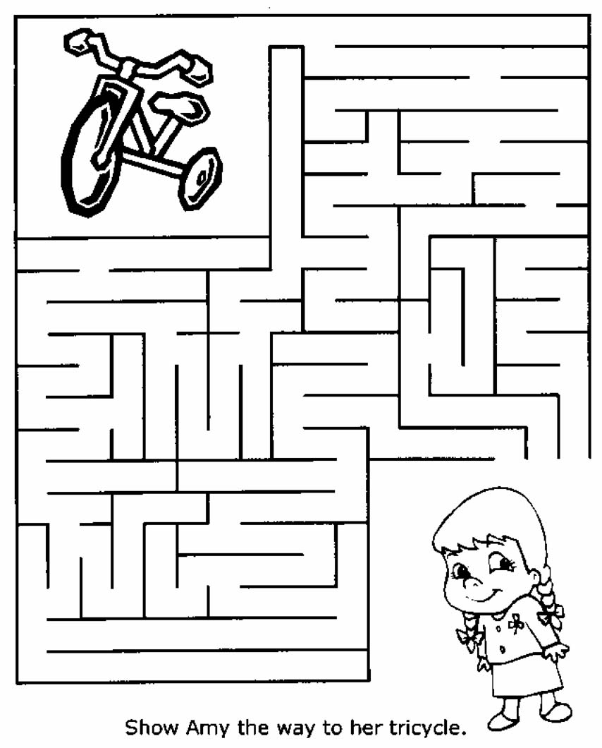 Free Printable Mazes for Kids at AllKidsNetwork.com