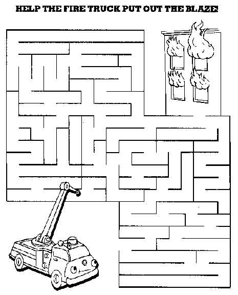 Free Maze Game for Children 3 - 6: Truck