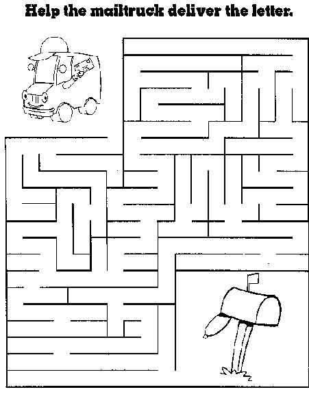 100 Medium Difficulty Mazes for Kids up to 7 Years Old, Printable