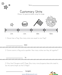 easy measurement height worksheet