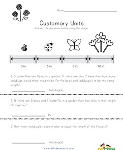 easy measurement height worksheet