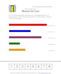 measuring length worksheet