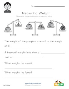 easy measurement height worksheet