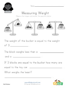 easy measurement height worksheet