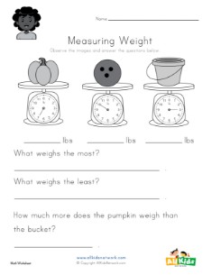 easy measurement height worksheet