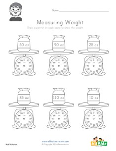 easy measurement height worksheet