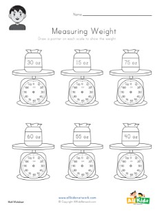 easy measurement height worksheet