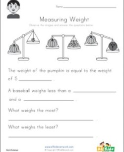 easy measurement worksheets