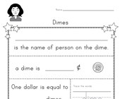money worksheets beginners coin names worksheet