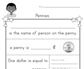 money worksheets beginners coin names worksheet