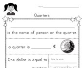 money worksheets beginners coin names worksheet