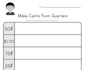 money worksheets beginners coin names worksheet